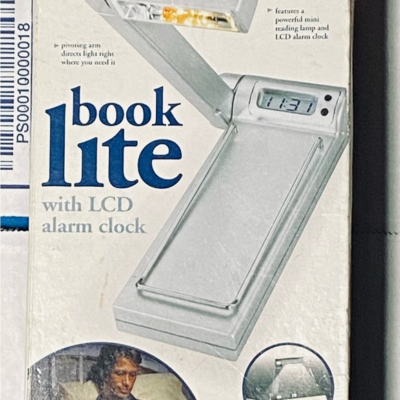 Book lite with LCD alarm clock - Picture 5 of 6